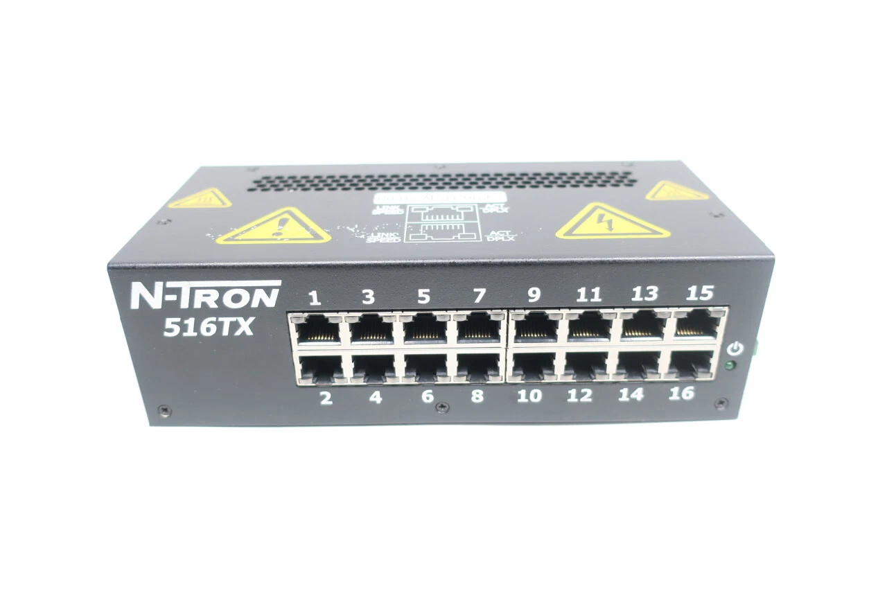 N-TRON 516TX-N 网管型工业交换机：16口千兆智能网络管理专家- 武汉禹力自动化科技有限公司